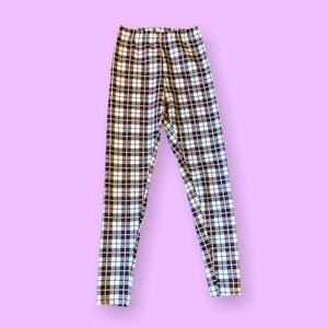 Checkered leggings